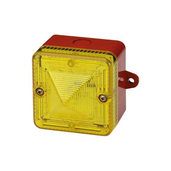 L101HAC230MA0A1R/Y E2S L101HAC230MA0A1R/Y LED Beacon L101H 230vAC [rd] YELLOW Flash/Steady IP66 48-260vAC/DC w/Lugs